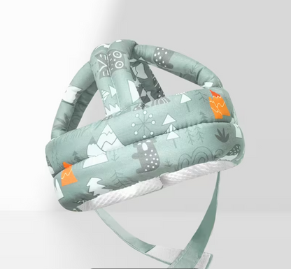 AWE™ Baby Safety Helmet in sage green forest pattern
