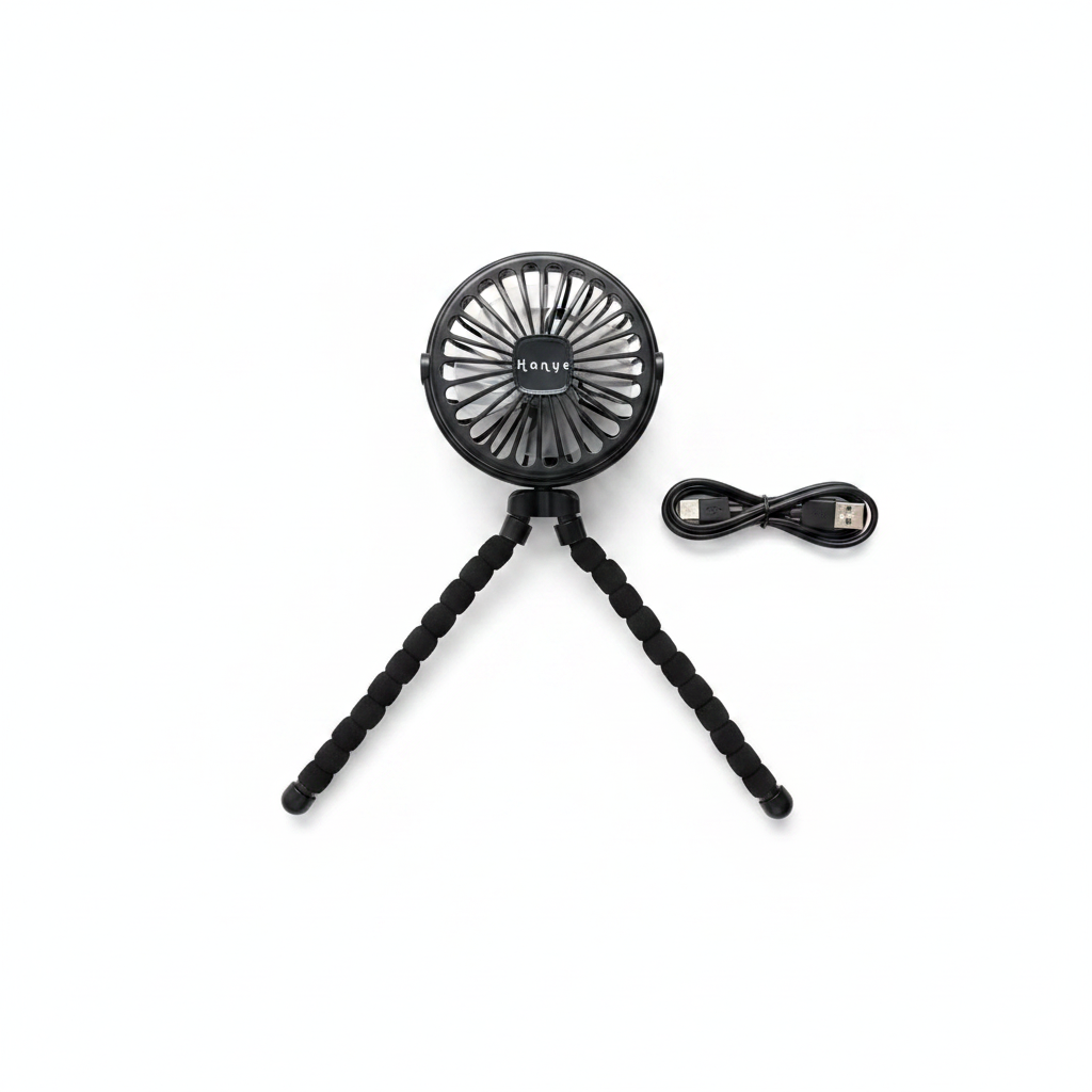 AWE Stroller Fan Flat Lay