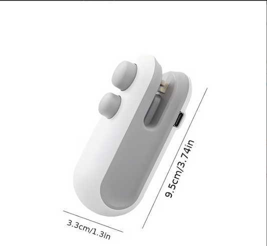AWE Mini Bag Sealer compact USB-C rechargeable heat sealer